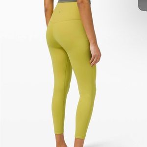 Lululemon Align Leggings 25” Yellow Pear